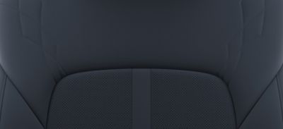 A picture of the all-new STARIA interior in two-tone Black and Blue.