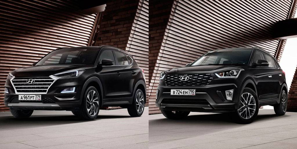 Лимитированные версии Hyundai Creta и Tucson Black&Brown