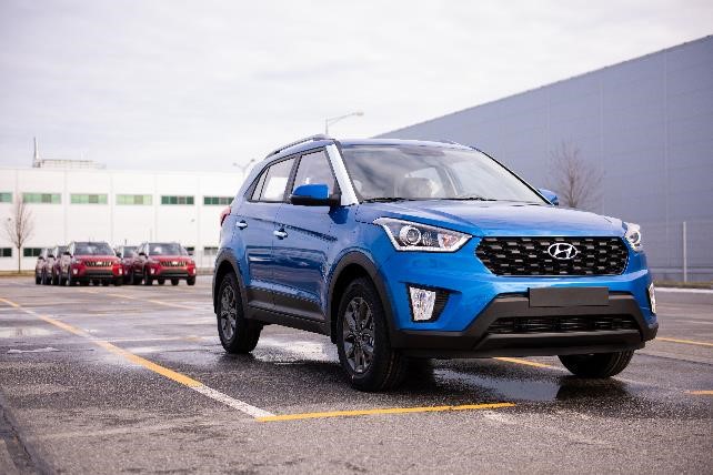 Российский завод Hyundai Motor увеличил объем производства в первом квартале 2021 года 