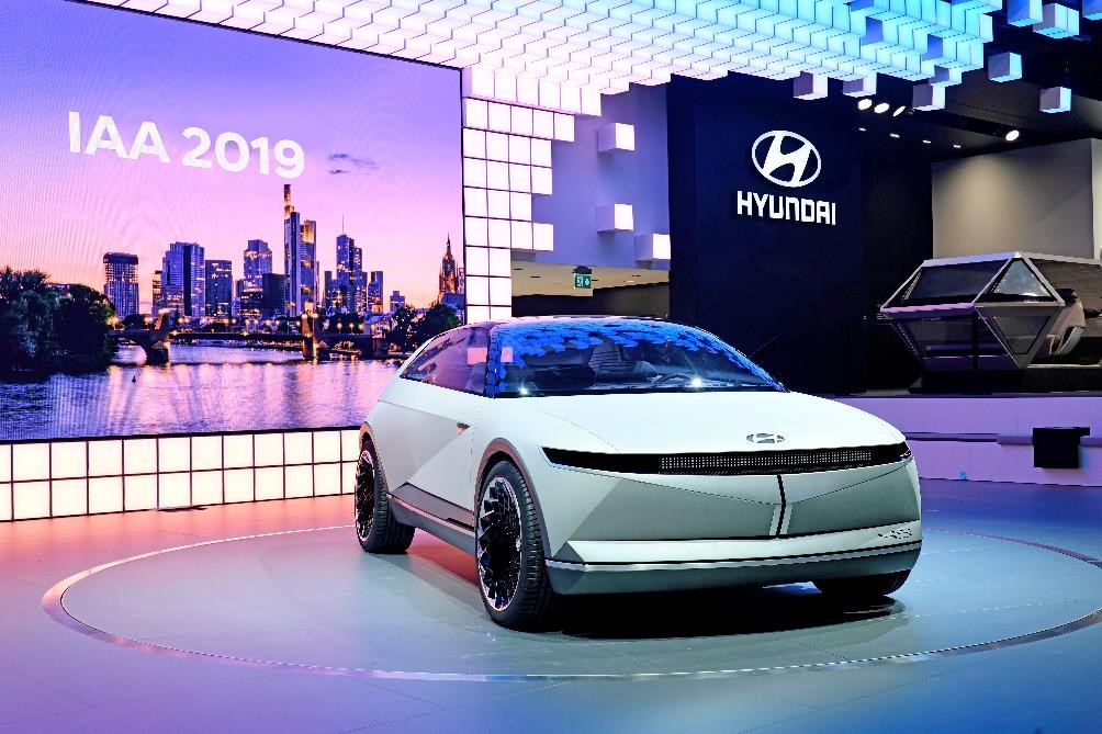 Hyundai Motor представляет электрический концепт-кар «45» на Международном автосалоне во Франкфурте 2019