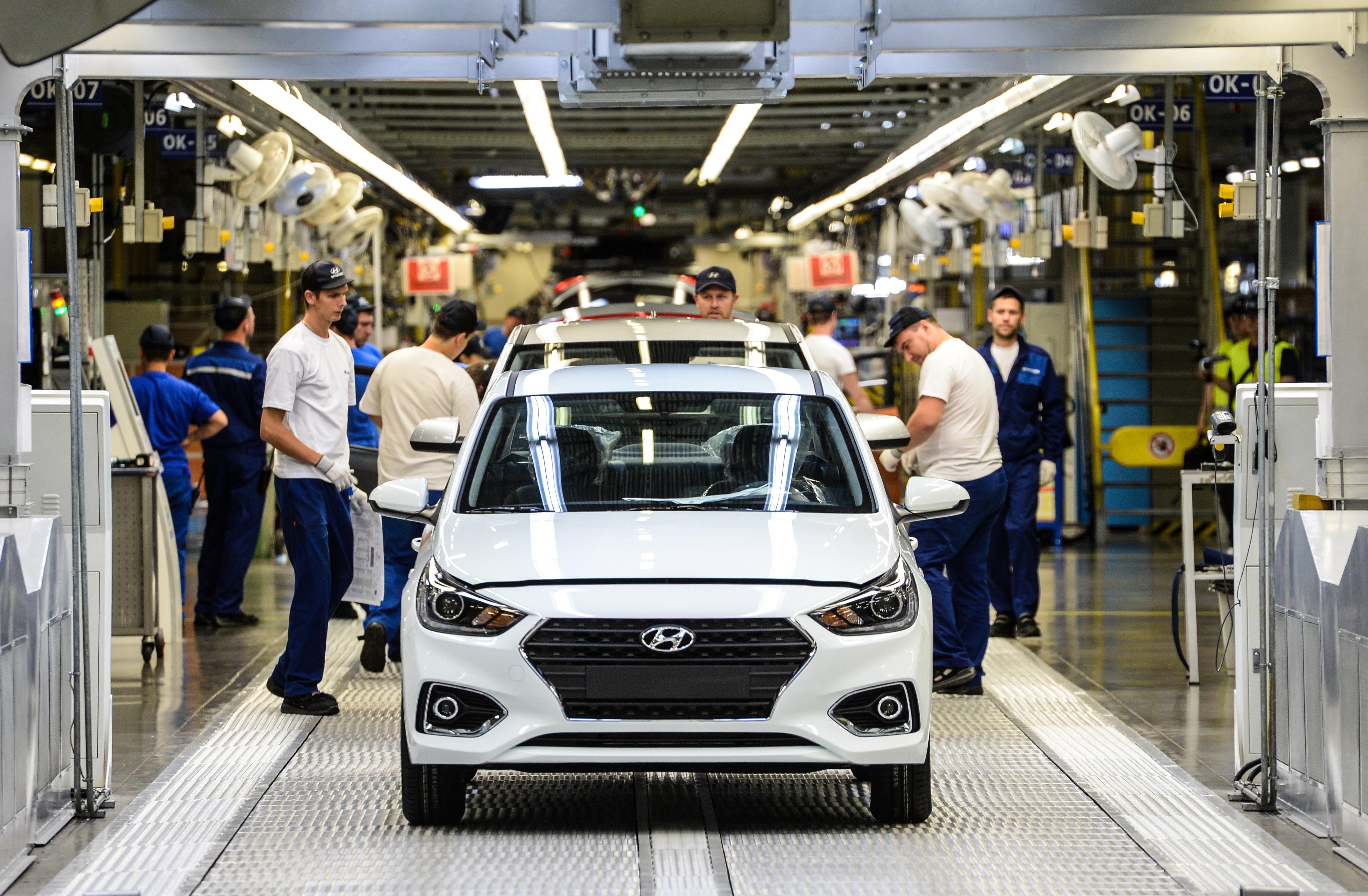 Завод «Хендэ Мотор Мануфактуринг Рус» продемонстрировал абсолютный рекорд производительности